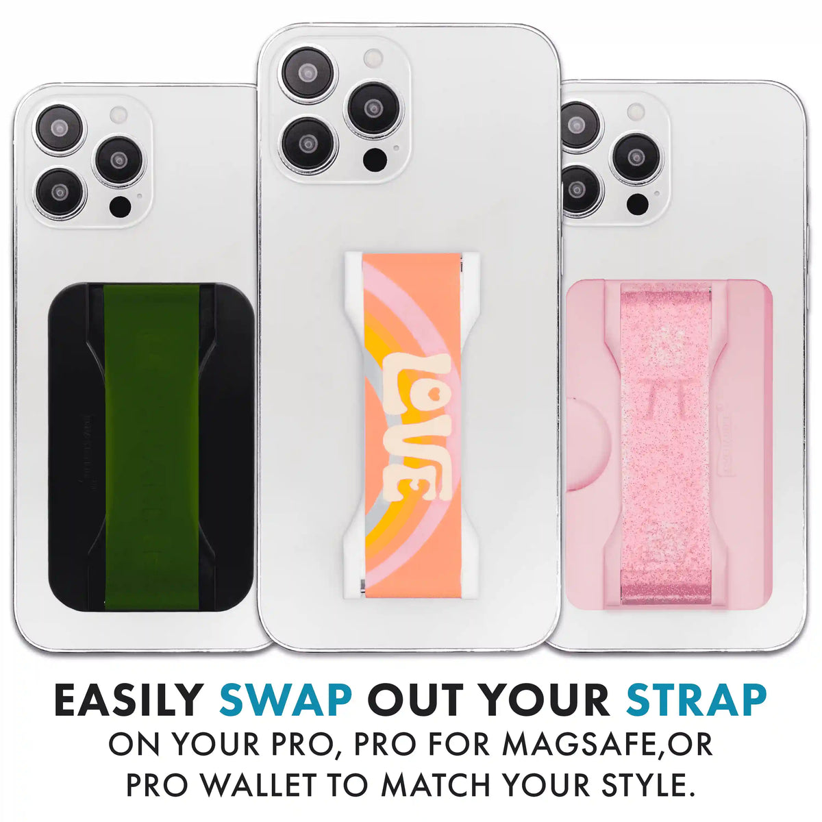 PRO Strap Bundle - Clear Suction Kiss