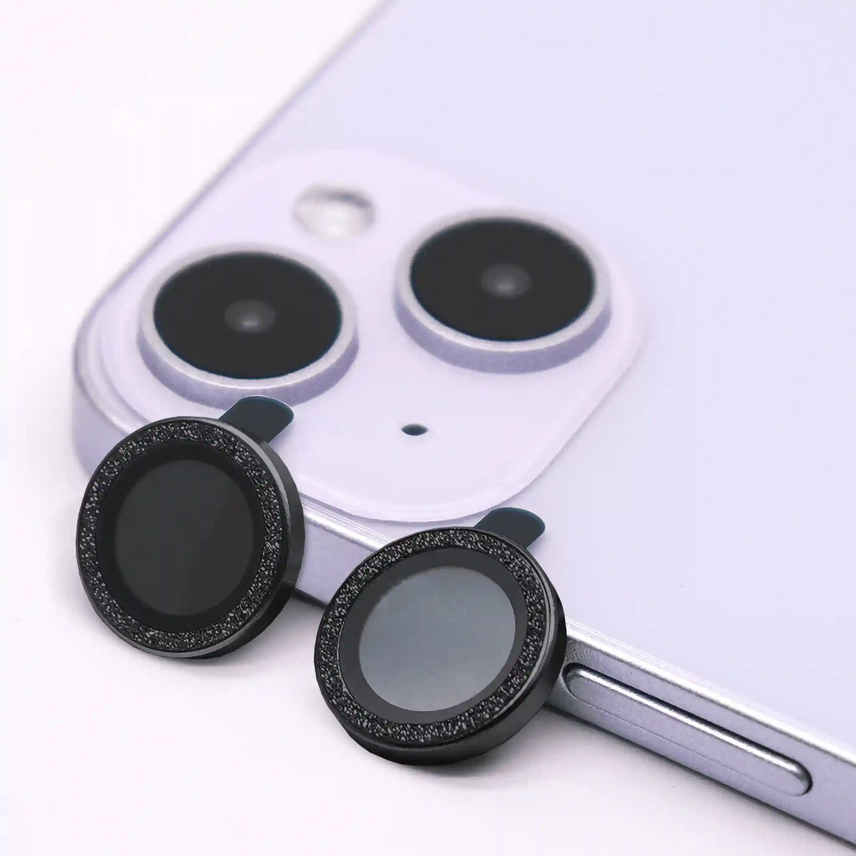 Camera Lens Protector Bundle - Black Glitter