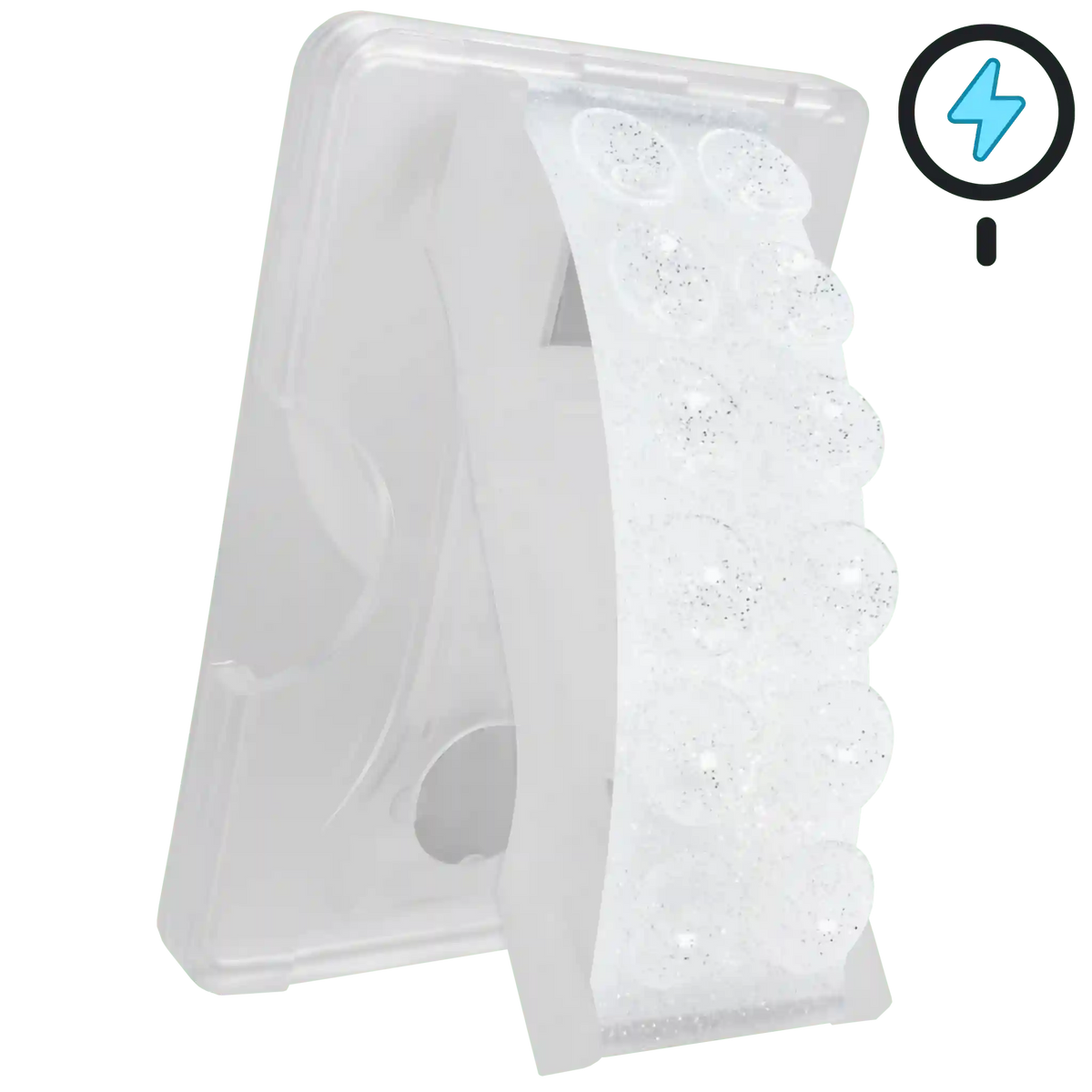 PRO Wallet for MagSafe - Crystal Clear Glitter Suction