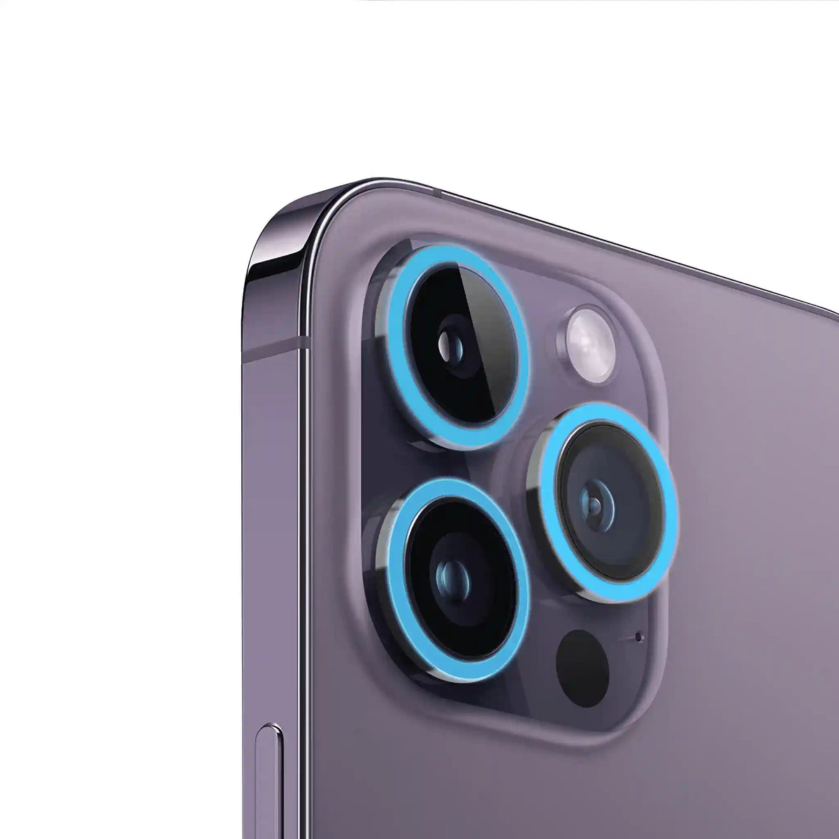 Camera Lens Protector - Glow Blue