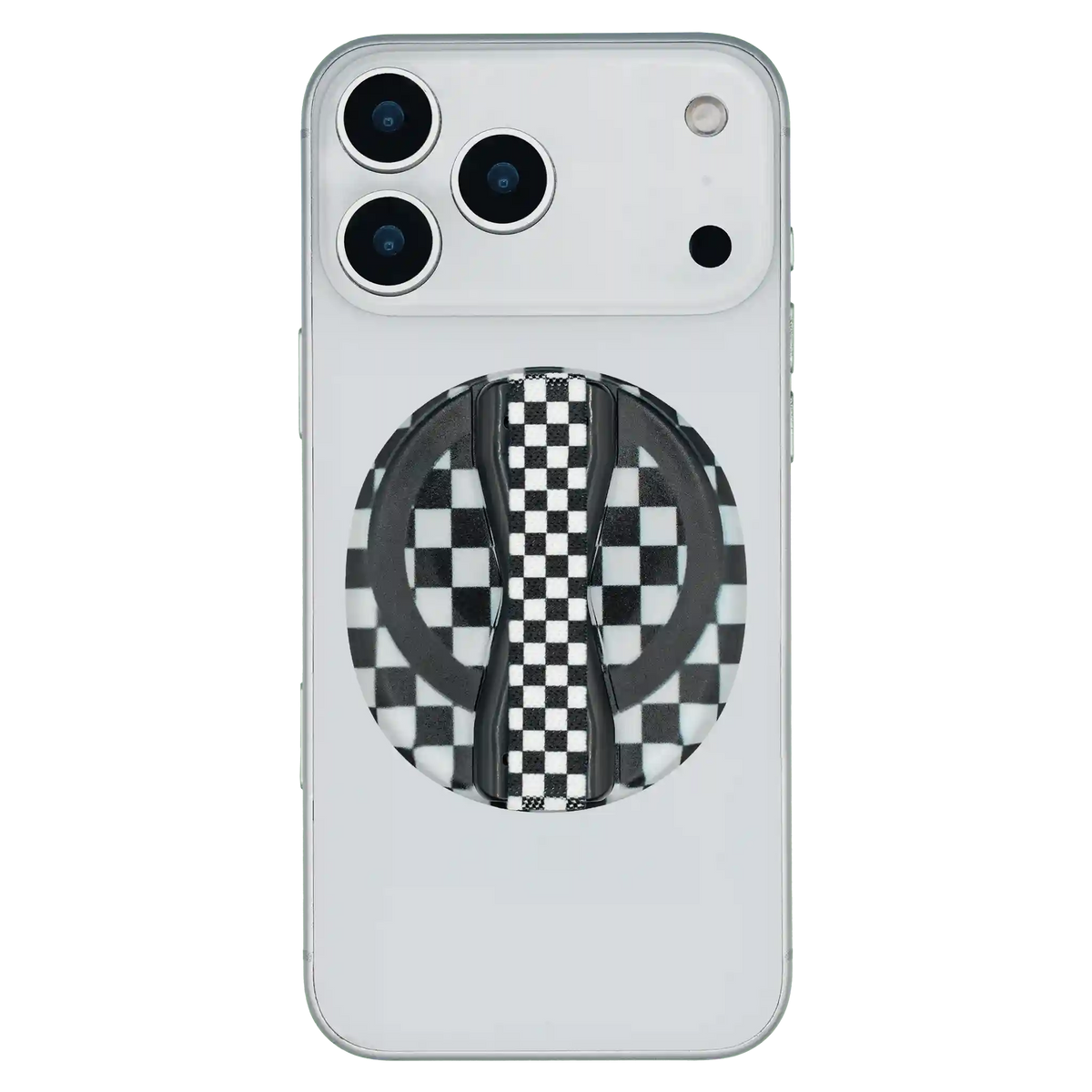 Mini for MagSafe® - Black and White Checkered Motif